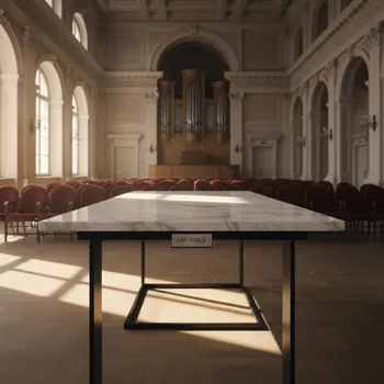 Аренда Стол мраморный Piana Marble M в Зале органной и камерной музыки — ART SPACE