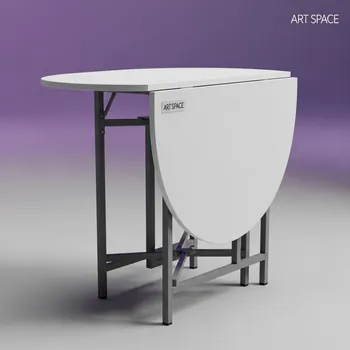 Аренда Стол чемодан Кейт складной круглый 150х74 см в Gamma Sirius — ART SPACE