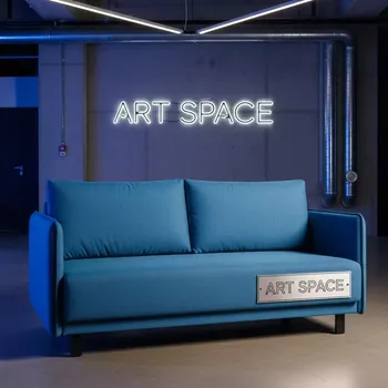 Аренда Диван Klippan тканевый синий в Alpha Sirius — ART SPACE