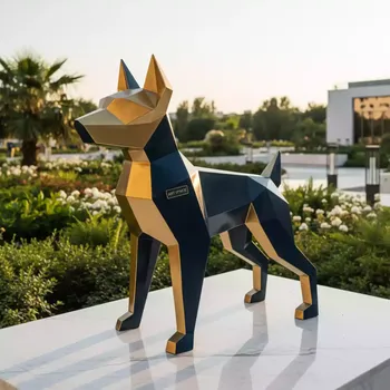 Аренда Фигура дизайнерская пластиковая Origami Koinu Basic в Сочи Парк Отеле — ART SPACE