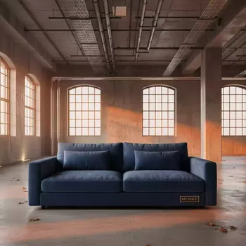 Аренда Диван Caprice синий в Cosmos Sochi Hotel — ART SPACE