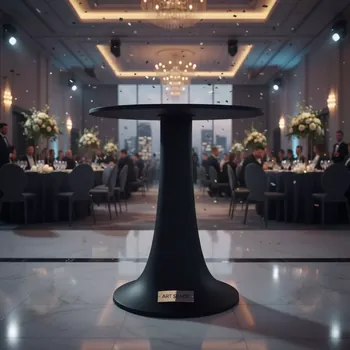 Аренда Стол пластиковый Sky Table Ø105 черный в Karat Resort — ART SPACE