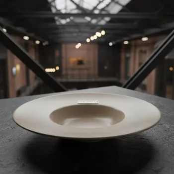 Аренда Тарелка для пасты Porland бежевая 31 см в отеле «Звездный» — ART SPACE