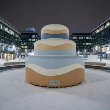 Аренда Фигура надувная "Торт" на Медальной площади — ART SPACE