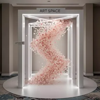 Аренда Фотозона "Летающие лепестки роз" в Green Flow Hotel — ART SPACE