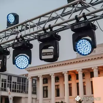 Аренда Головы световые Coemar iWash 575 на территории Морпорта Сочи — ART SPACE