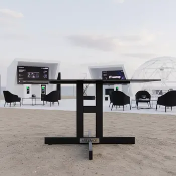 Аренда Подстолье Лестер черное на пляже «Ривьера» — ART SPACE
