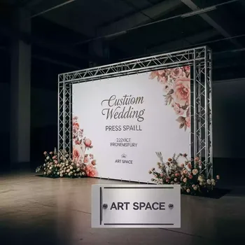 Аренда Пресс волл 2х2 м для мероприятия в ледовом дворце «Большой» — ART SPACE