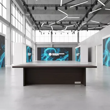 Аренда Стол Лидер 2 2700х900 орех черный с кромкой ПВХ в Red Arena — ART SPACE