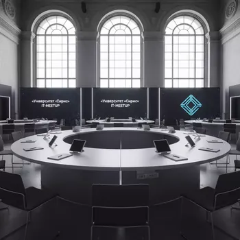 Аренда Столешница Камо 2 HPL круглая в Университете «Сириус» — ART SPACE