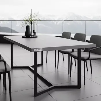 Аренда Стол обеденный из керамогранита Cobble 160 в Sochi Marriott Krasnaya Polyana — ART SPACE