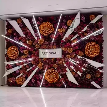 Аренда Стена цветочная пионы в Mantera Supreme — ART SPACE