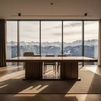 Аренда Стол деревянный обеденный Laren в Golden Tulip Rosa Khutor — ART SPACE