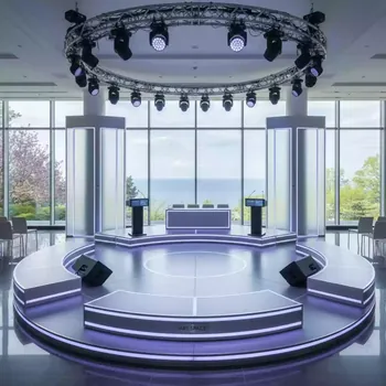Аренда Подиум сборно разборный круглый в отеле Hyatt Regency Sochi — ART SPACE