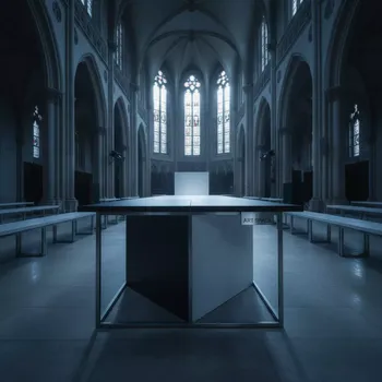 Аренда Стол black & white Uno в Зале органной и камерной музыки — ART SPACE