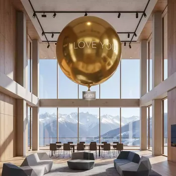 Аренда Шар фольгированный круглый "I love you" в Golden Tulip Rosa Khutor — ART SPACE