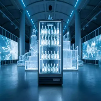 Аренда Холодильник вертикальный в VK Stadium Sirius — ART SPACE