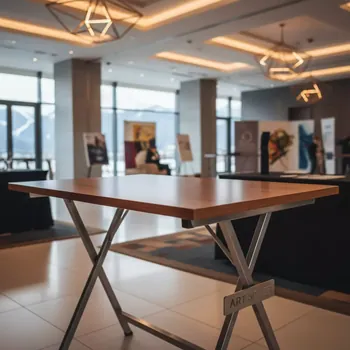 Аренда Стол под скатерть складной коричневый в Sochi Marriott Krasnaya Polyana — ART SPACE