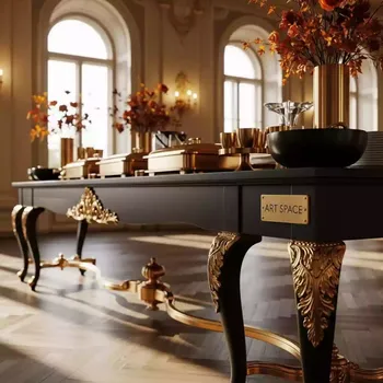 Аренда Фуршетный стол rinfresco gold & black на вилле «Анна» — ART SPACE