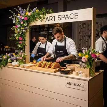 Аренда Кулинарная станция вафли тако в ресторане «Brunello» — ART SPACE