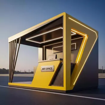 Аренда Киоск желтый на Сочи Автодроме — ART SPACE
