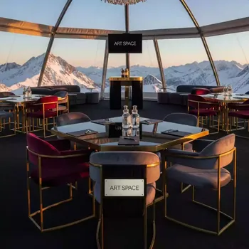 Аренда Шатер мебель на площадке Rosa Peak (2320м) — ART SPACE