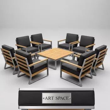 Аренда Мебельной группы Lyon Andy 220A 8R в ресторане «Voda» — ART SPACE