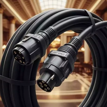 Аренда Силовой кабель 380 В CEE 125 А 5P – CEE 125 А 5P IP 67 30 м в Omega Sirius — ART SPACE