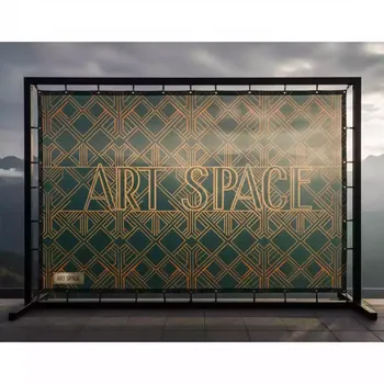 Аренда Печать на сетке на площадке Rosa Peak (2320м) — ART SPACE