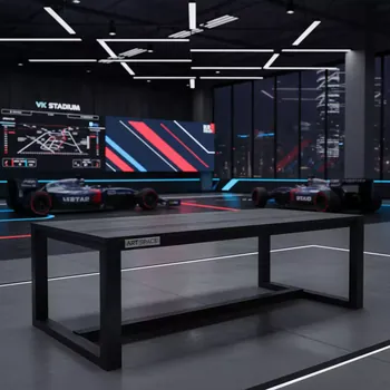 Аренда Стол Лидер 2 1800х800 венге черный в VK Stadium Sirius — ART SPACE