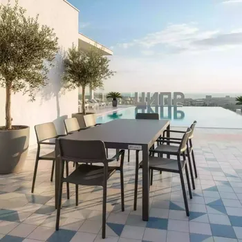Аренда Мебельная группа BELLA 220 темно серый карбон антрацит в ресторане «La Terrazza» — ART SPACE