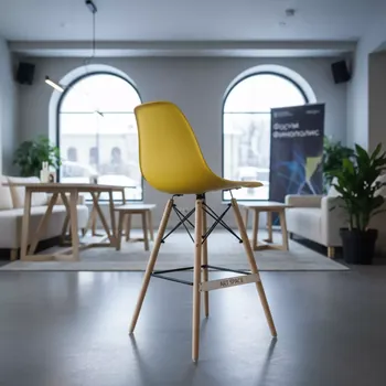Аренда Стул Eames DSW барный желтый в Boutique Hotel PORTUM 1905 — ART SPACE