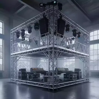 Аренда Вышки FOH Layher с двумя уровнями 4.14х4.14 м в Гранд Отель Поляна — ART SPACE