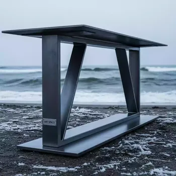Аренда Подстолье стальное прямоугольное 4 на пляже «Ривьера» — ART SPACE