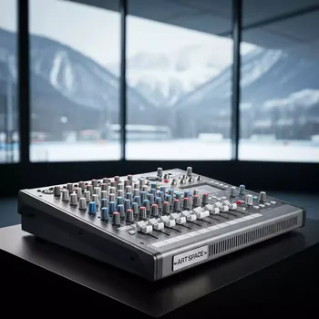 Аренда Микшерный пульт Yamaha MG10XU в ледовом дворце «Роза Хутор» — ART SPACE
