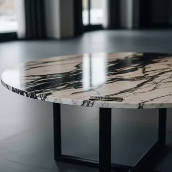 Аренда Стол Motus мрамор white black в санатории «Октябрьский» — ART SPACE