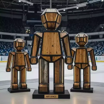 Аренда Фигуры декоративные в ледовом дворце «Роза Хутор» — ART SPACE