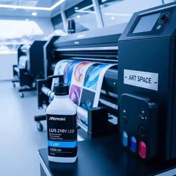 Аренда Чернила УФ для плоттеров Mimaki LUS 210UV LED Cyan 1000 мл на VIP теплоходе (Морпорт Сочи) — ART SPACE
