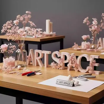 Аренда Мастер класс цветочный алфавит в ресторане «Магадан» — ART SPACE