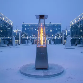 Аренда Обогреватель газовый уличный для площадки в Ледовом дворце «Айсберг» — ART SPACE