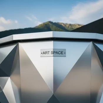 Аренда Стойка барная Hexagon Silver в Skypark Sochi — ART SPACE