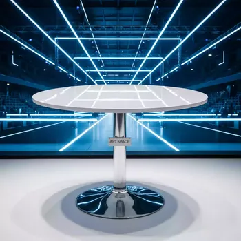 Аренда Стол Sheffilton белый хром в Red Arena — ART SPACE