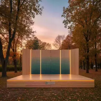 Аренда Сцена мобильная 12 м² в санатории «Черноморье» — ART SPACE
