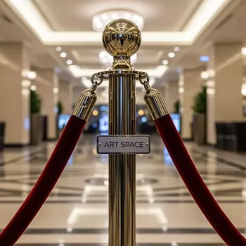 Аренда Стойка ограждения под канат сталь нержавеющая в Radisson Hotel Rosa Khutor — ART SPACE