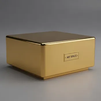 Аренда Стол журнальный Andrian Gold золотой на территории Морпорта Сочи — ART SPACE