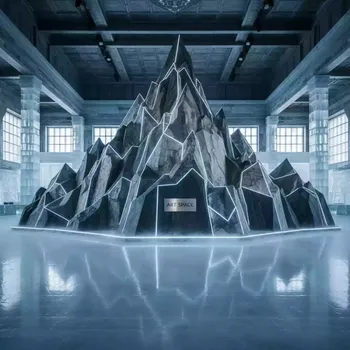 Аренда Скала с горой в ледовом дворце «Роза Хутор» — ART SPACE