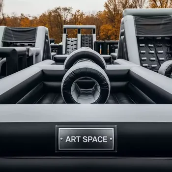 Аренда Полоса препятствий большая надувная на Сочи Автодроме — ART SPACE