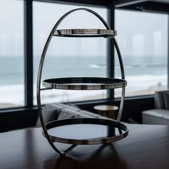 Аренда Этажерка трехъярусная диаметр 30 40 50 см в пляжном клубе Del Mar — ART SPACE