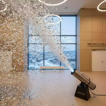 Аренда Пушка конфетти для свадьбы в Mercure Сочи Центр — ART SPACE