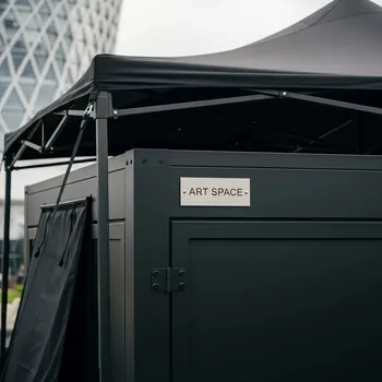 Аренда Шатер мобильный трансформер 4х4 черный в Delta Sirius — ART SPACE